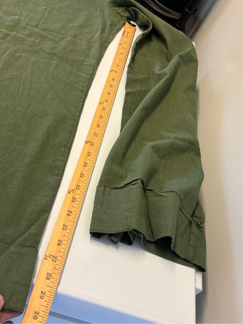 Kut From The Kloth Pull On Wide Leg Linen Blend Green Pants Women’s Size Large - Picture 10 of 12
